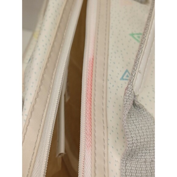 Vtg 1984 Cudlie Baby Over The Shoulder Diaper Bag Changing Pad 14"x10" Confetti - Picture 13 of 15